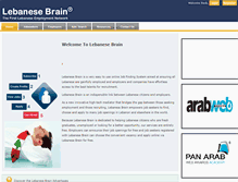 Tablet Screenshot of lebanesebrain.net